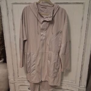 Under Armour Ghost Grey Athletic Mesh Parka Jacket